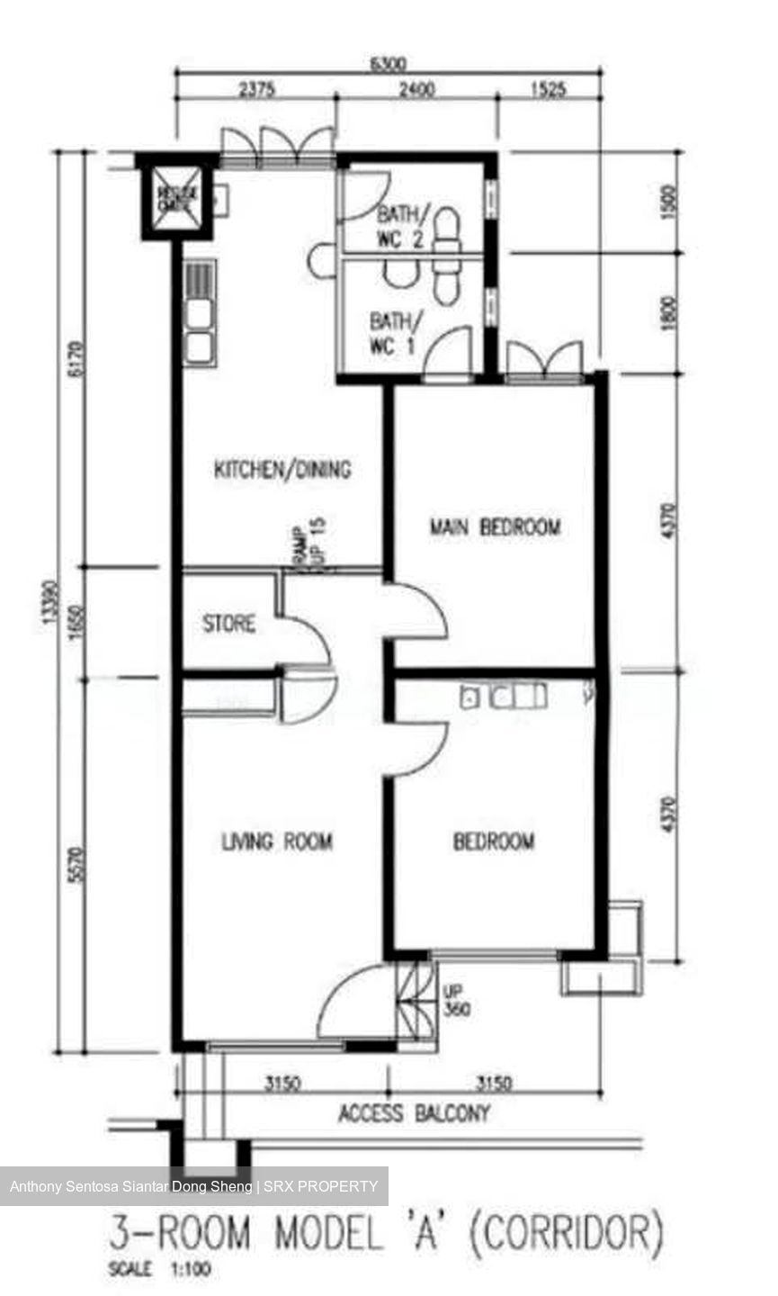 Blk 317 Woodlands Street 31 (Woodlands), HDB 3 Rooms #546888481